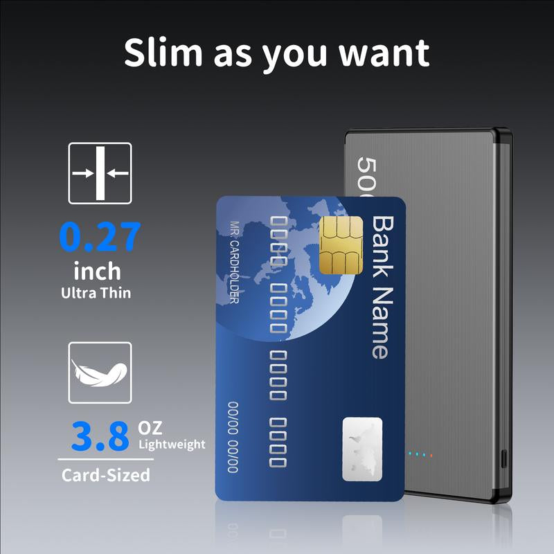 Slim Magnetic Power Bank Phone Charger